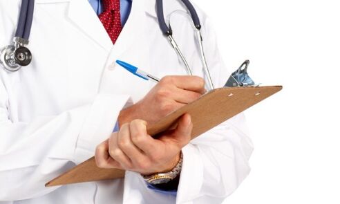the doctor prescribes treatment for chronic prostatitis